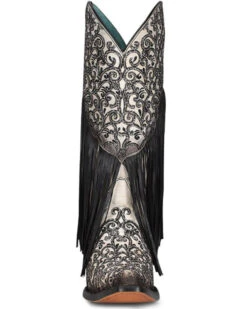 Corral Women's Glitter Fringe Western Boots - Snip Toe