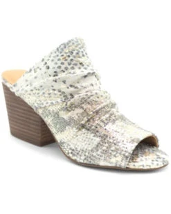 Golo Shoes Women's Landon Snake Print Open Toe Mule -Modern Fashion Sales 2000370891 900 P1