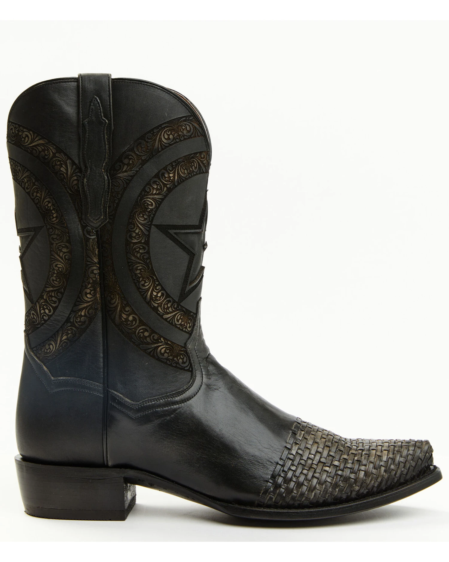 Dan Post Men's Basket Weave Western Boots - Snip Toe 3 Dan Post Men's Basket Weave Western Boots - Snip Toe - Image 3