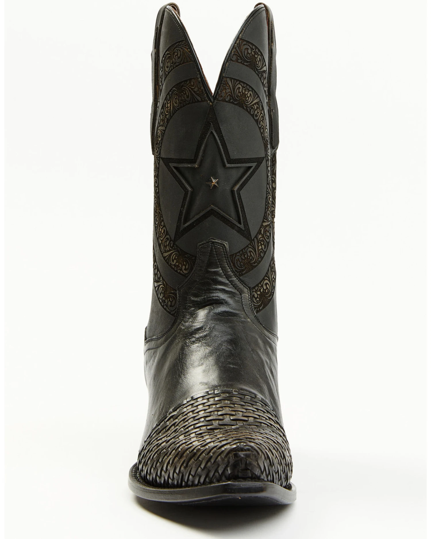 Dan Post Men's Basket Weave Western Boots - Snip Toe 4 Dan Post Men's Basket Weave Western Boots - Snip Toe - Image 4