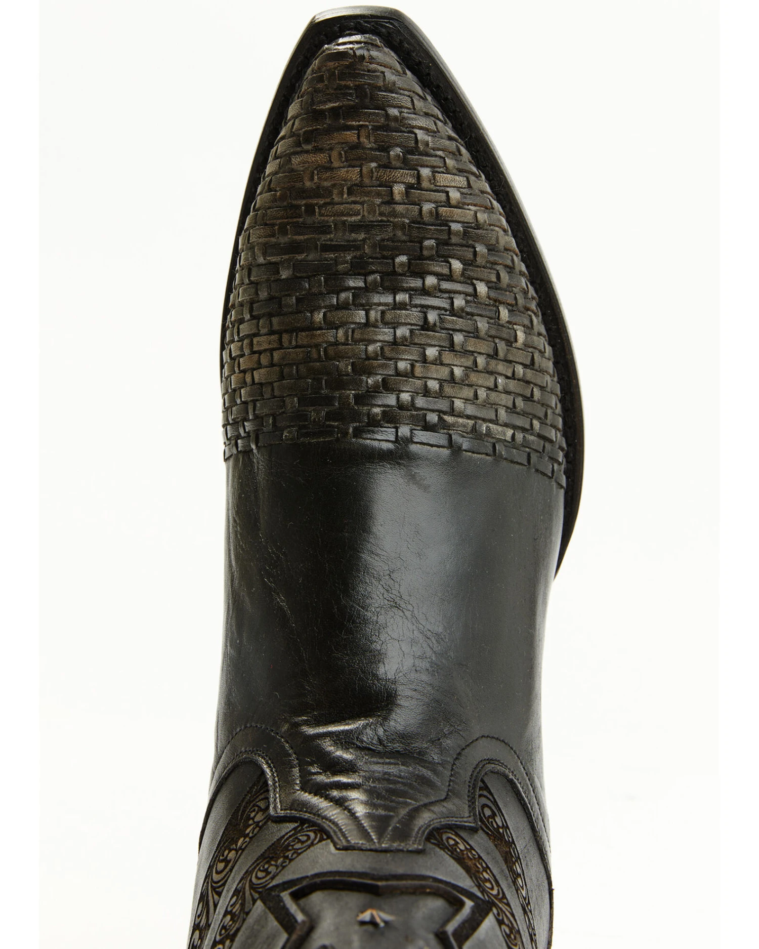 Dan Post Men's Basket Weave Western Boots - Snip Toe 5 Dan Post Men's Basket Weave Western Boots - Snip Toe - Image 5