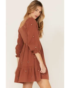 Jolt Women's Embroidered Floral Long Sleeve Smocked Dress 6 Jolt Women's Embroidered Floral Long Sleeve Smocked Dress -Modern Fashion Sales 2000371511 220 P4