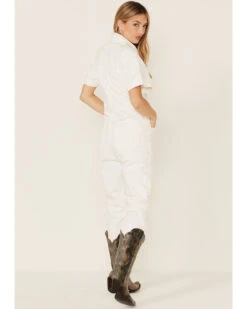 Free People Women's Marci Short Sleeve Button Down Jumpsuit -Modern Fashion Sales 2000371747 100 P4