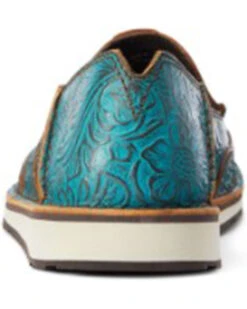 Ariat Women's Brushed Floral Emboss Casual Slip-On Cruiser - Moc Toe -Modern Fashion Sales 2000372420 400 P3