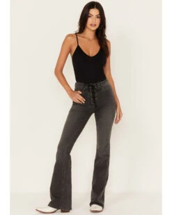 Idyllwind Women's Twelve South Wash Down High Risin Lace-Up Bootcut Jeans -Modern Fashion Sales 2000373408 020 P1