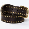 Cleo + Wolf Women's Studded Criss-Cross Keeper Vintage Belt