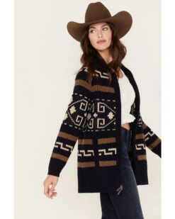 Pendleton Women's Westerley Mixed Print Long Cardigan Sweater 6 Pendleton Women's Westerley Mixed Print Long Cardigan Sweater -Modern Fashion Sales 2000374236 907 P2
