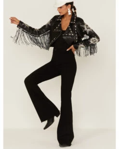 Any Old Iron Women's Silver Star Moto Jacket