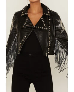 Any Old Iron Women's Silver Star Moto Jacket 6 Any Old Iron Women's Silver Star Moto Jacket -Modern Fashion Sales 2000374260 001 P3