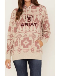 Ariat Women's Southwestern Print Logo Graphic Hoodie -Modern Fashion Sales 2000374278 280 P3
