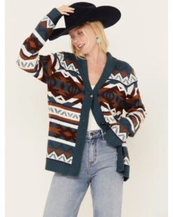 Wrangler Retro Women's Southwestern Striped Cardigan -Modern Fashion Sales 2000374518 442 P1