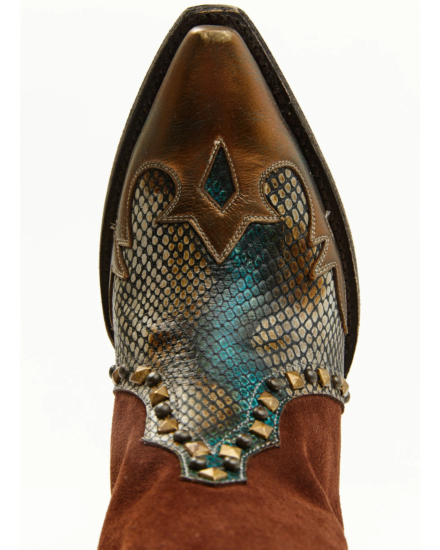 Idyllwind Women's Leap Snake Suede Leather Western Boots - Snip Toe 6 Idyllwind Women's Leap Snake Suede Leather Western Boots - Snip Toe - Image 6