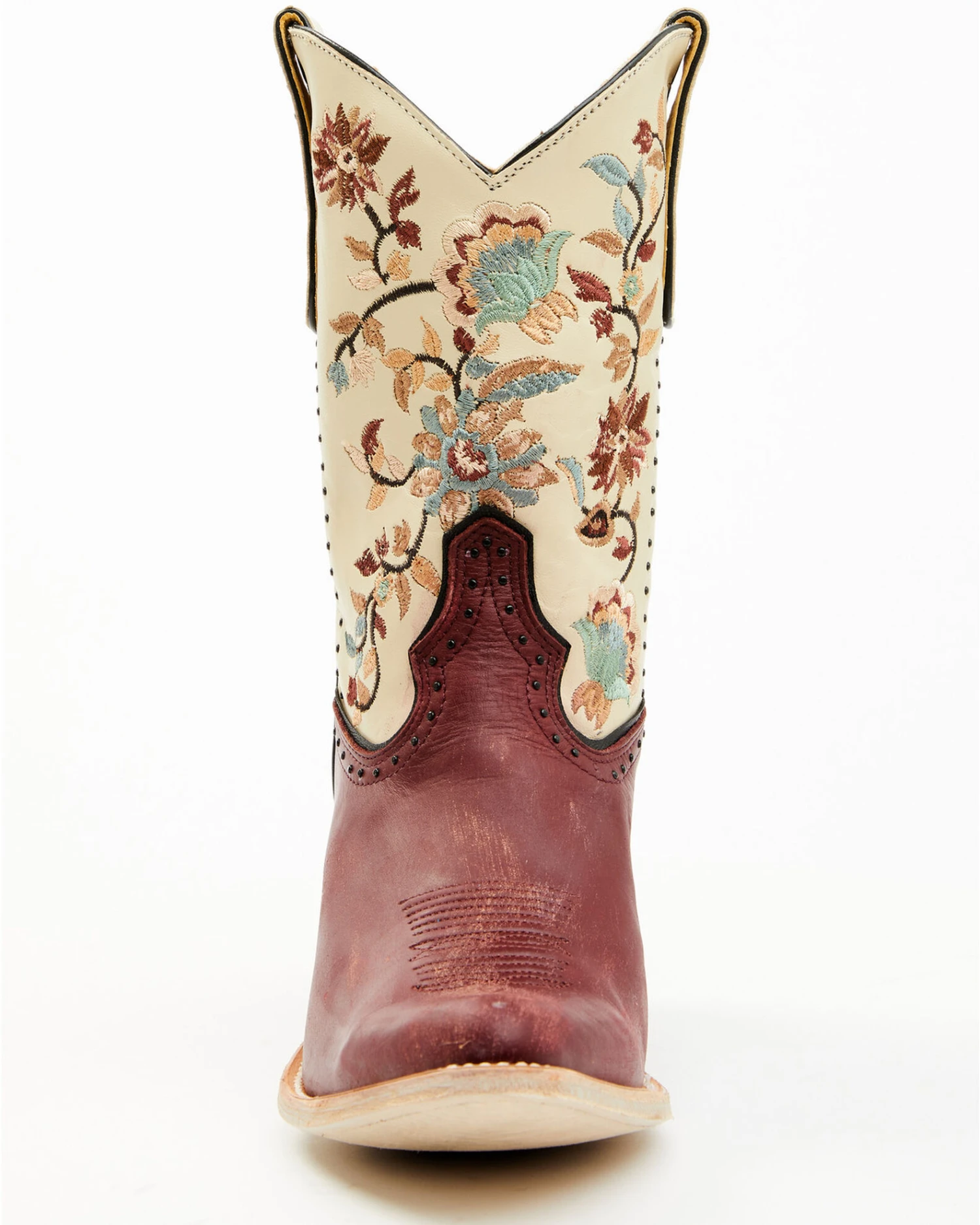Yippee Ki Yay By Old Gringo Women's Bruni Floral Embroidered Studded Western Boots - Medium Toe 6 Yippee Ki Yay By Old Gringo Women's Bruni Floral Embroidered Studded Western Boots - Medium Toe - Image 6
