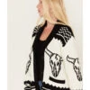 Idyllwind Women's Steer Head Knit Boyfriend Cardigan
