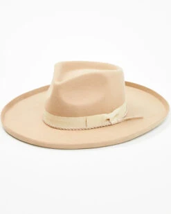 Shyanne Women's Ribbon Wool Felt Fashion Western Hat