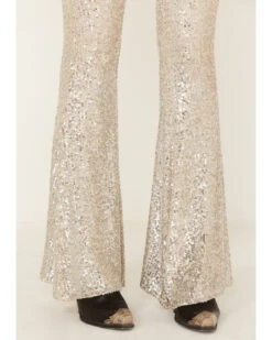 Show Me Your Mumu Women's Sequins Mercury Bell Bottom Pants -Modern Fashion Sales 2000376656 040 P2
