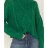 Free People Women's Cutting Edge Cable Knit Sweater