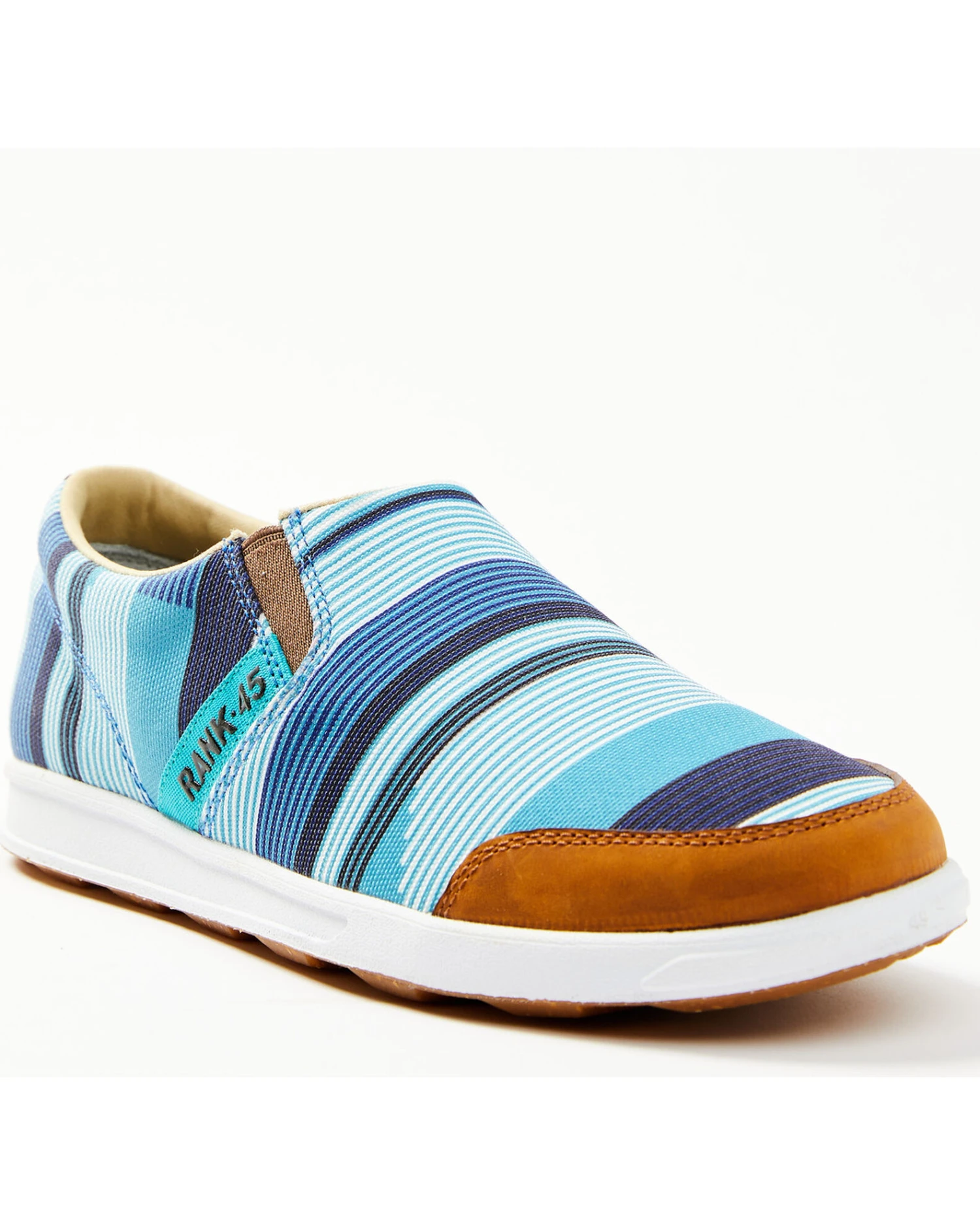 RANK 45 Women's Multi Stripe Casual Shoe - Round Toe 5 RANK 45 Women's Multi Stripe Casual Shoe - Round Toe - Image 5