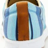 RANK 45 Women's Multi Stripe Casual Shoe - Round Toe
