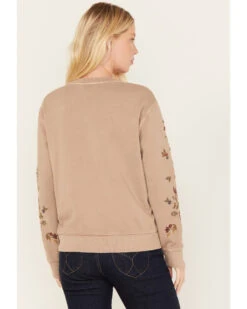 Driftwood Women's Embroidered Teddy Sweatshirt -Modern Fashion Sales 2000378937 251 P4