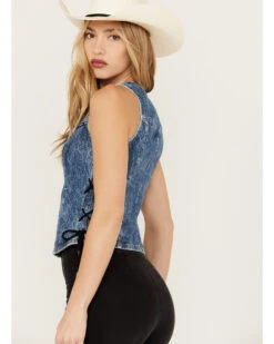 Wrangler X Fender Women's Lace-Up Denim Top -Modern Fashion Sales 2000379696 400 P4