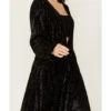Shyanne Women's Velvet Sequin Duster