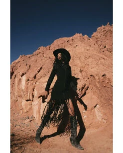 Idyllwind Women's Blaine Faux Suede Fringe Maxi Dress -Modern Fashion Sales 2000380682 001 P1