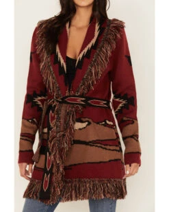 Idyllwind Women's Savannah Southwest Fringe Cardigan -Modern Fashion Sales 2000380687 605 P4