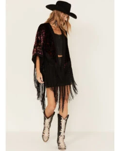 Idyllwind Women's Dean Ikat Velvet Rocket Kimono -Modern Fashion Sales 2000380700 550 P2