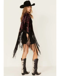 Idyllwind Women's Dean Ikat Velvet Rocket Kimono -Modern Fashion Sales 2000380700 550 P4