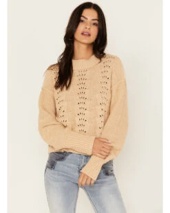 Free People Women's Sandcastle Bell Song Knit Sweater -Modern Fashion Sales 2000381035 280 P1
