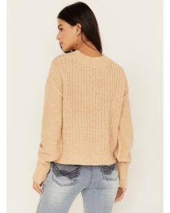 Free People Women's Sandcastle Bell Song Knit Sweater