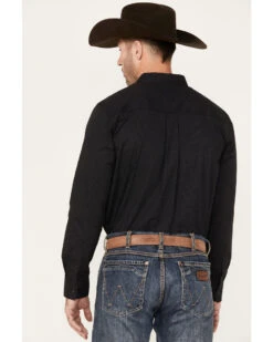 Cody James Men's Bedrock Solid Long Sleeve Stretch Button-Down Western Shirt