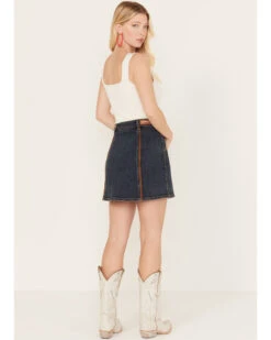 Shyanne Women's Medium Wash Denim Mini Skirt -Modern Fashion Sales 2000381368 414 P3