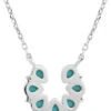 Montana Silversmiths Women's Lucky Seven Turquoise Necklace