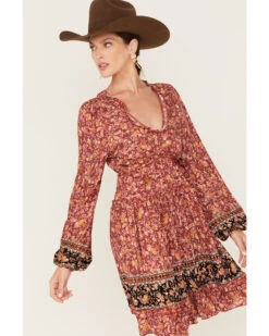 Wild Moss Women's Floral Print Ruffle Dress -Modern Fashion Sales 2000381586 220 P2