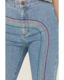 Lee Women's Light Wash High Rise Rainbow Super Flare Jeans 6 Lee Women's Light Wash High Rise Rainbow Super Flare Jeans -Modern Fashion Sales 2000382465 400 P2