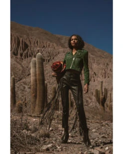 Wonderwest Women's Leather Fringe Pants -Modern Fashion Sales 2000382473 001 P1