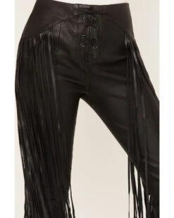 Wonderwest Women's Leather Fringe Pants -Modern Fashion Sales 2000382473 001 P3