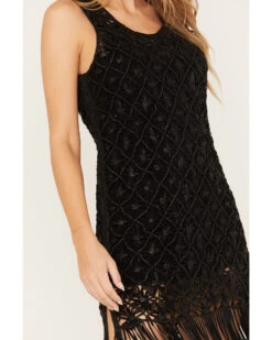 Wonderwest Women's Fringe Hem Mini Dress -Modern Fashion Sales 2000382478 001 P4