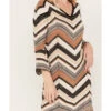 Shyanne Women's Zig Zag Fringe Sweater Dress