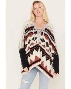 Idyllwind Women's Mack Denim Trim Sweater