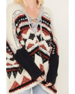 Idyllwind Women's Mack Denim Trim Sweater 7 Idyllwind Women's Mack Denim Trim Sweater -Modern Fashion Sales 2000382999 410 P3