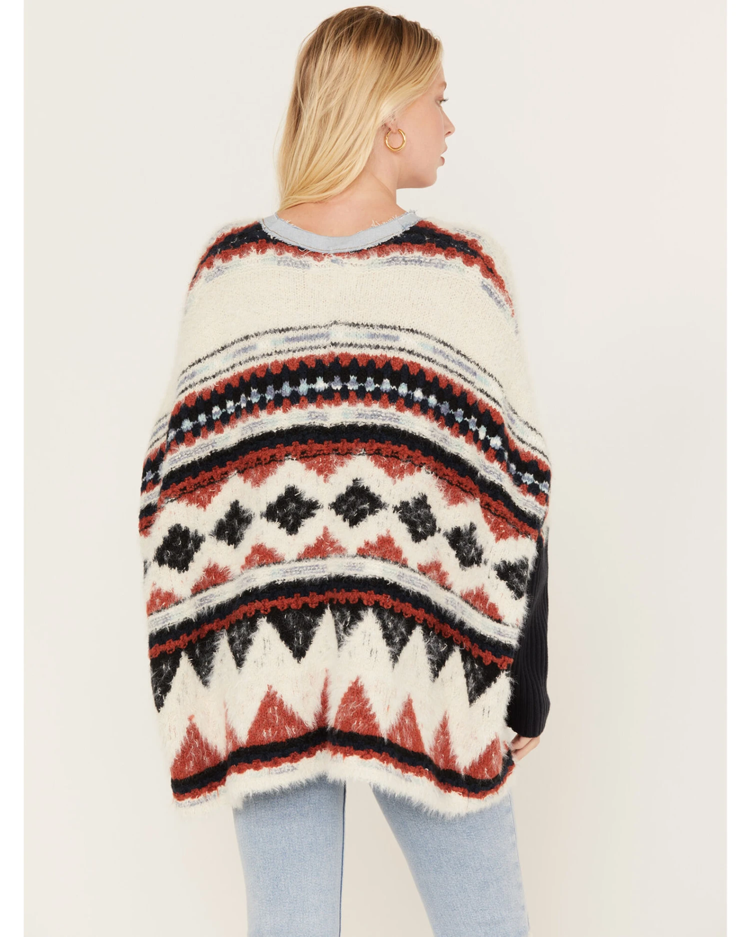 Idyllwind Women's Mack Denim Trim Sweater 3 Idyllwind Women's Mack Denim Trim Sweater - Image 3