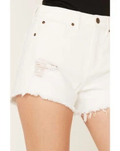 Cleo + Wolf Women's High Rise Distressed Shorts -Modern Fashion Sales 2000383233 100 P2