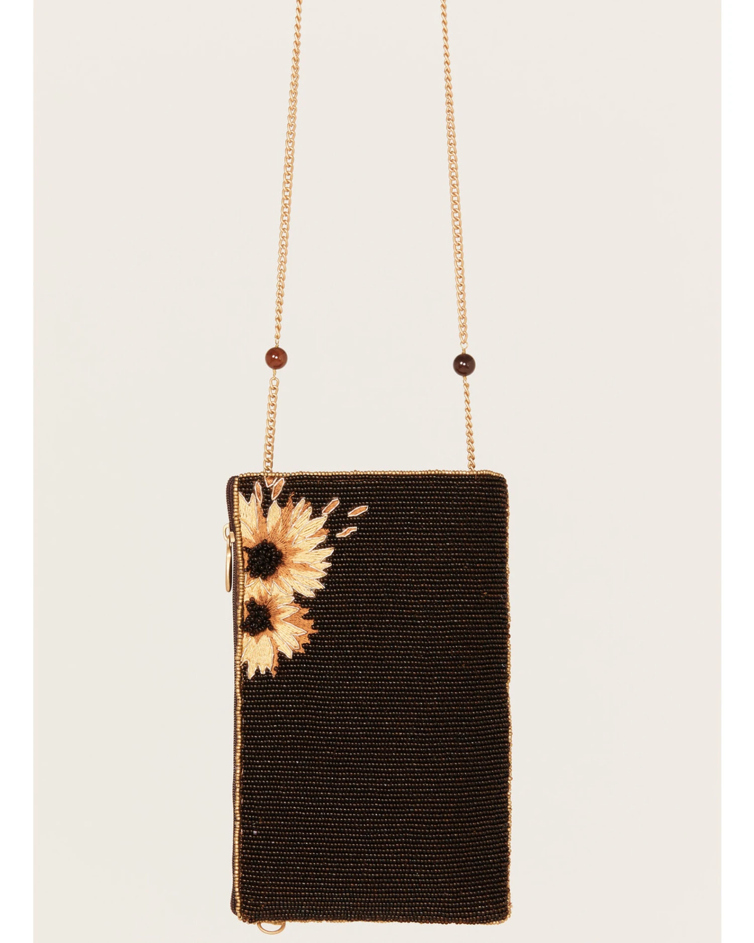Mary Frances Women's Out On The Prairie Handmade Sunflower Embroidered Crossbody Phone Bag 5 Mary Frances Women's Out On The Prairie Handmade Sunflower Embroidered Crossbody Phone Bag - Image 5