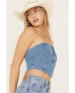 Wrangler Women's Denim Bustier 7 Wrangler Women's Denim Bustier -Modern Fashion Sales 2000383484 400 P3