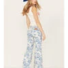 Wrangler Women's High Rise Nautical Print Wanderer Flare Jeans