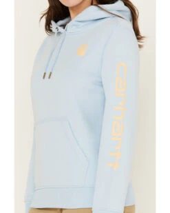 Carhartt Women's Relaxed Fit Midweight Logo Graphic Hoodie -Modern Fashion Sales 2000383961 450 P3