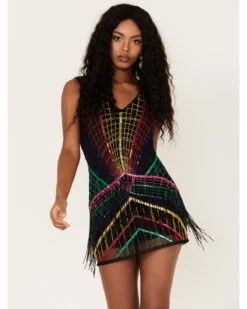 Any Old Iron Women's Multicolored Beaded Dress -Modern Fashion Sales 2000384068 001 P2